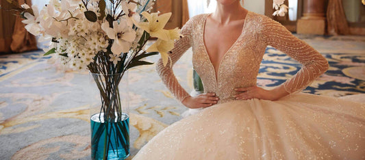 Demetrios - Karmen Beaded Tulle Gown - Rack Hunt -