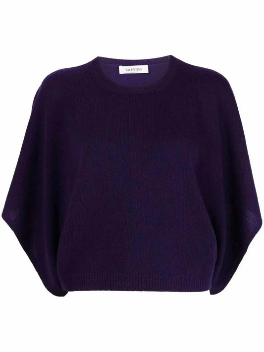 Valentino - Women’s Batwing-sleeve Knitted Top - Rack Hunt