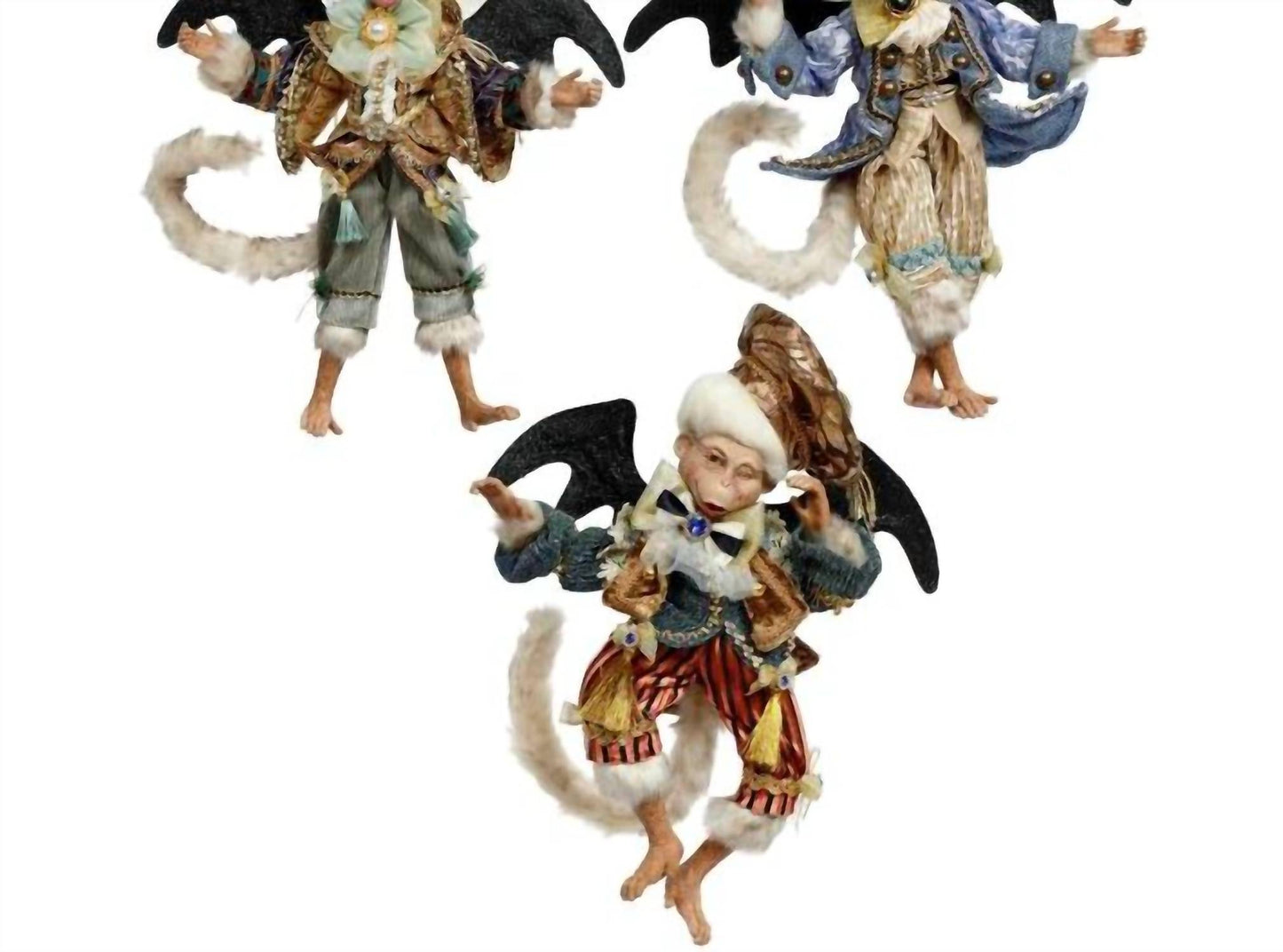 Flying Monkeys 12 to 14" Inches Tall Set of 3 - Signed by the Artist
