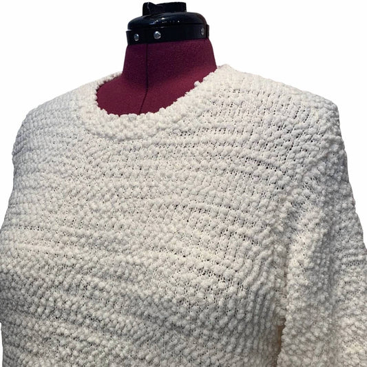Women's Popcorn Boucle Fuzzy Sweater - Plus