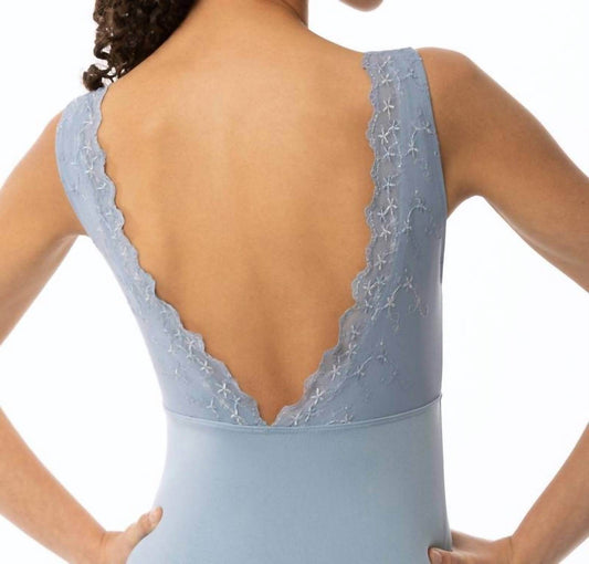 Suffolk Dance - Daphne Pinch Front Lace Trim Leotard - Rack Hunt -