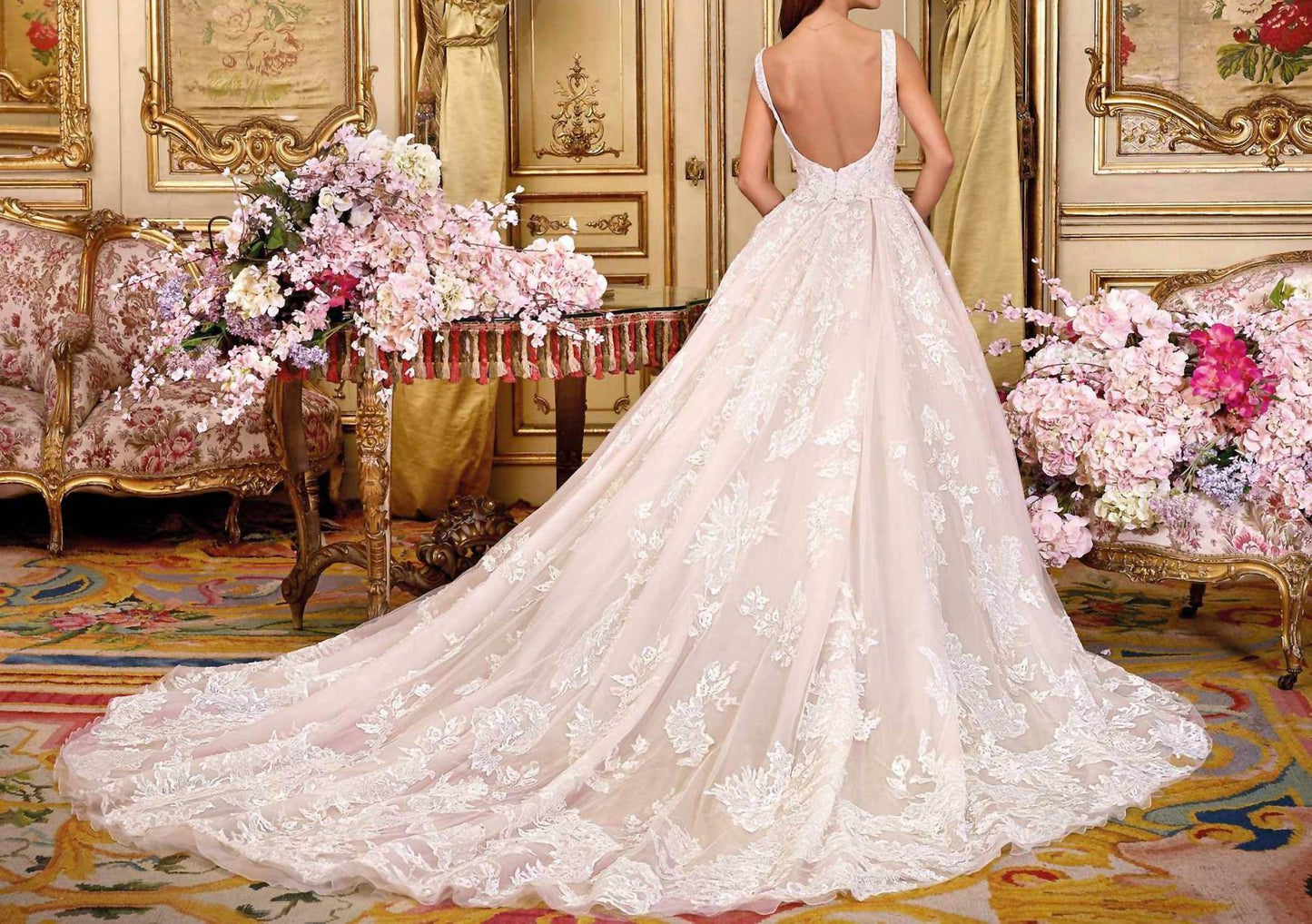 Demetrios - Ada Sheath Square Neckline Dress - Rack Hunt -