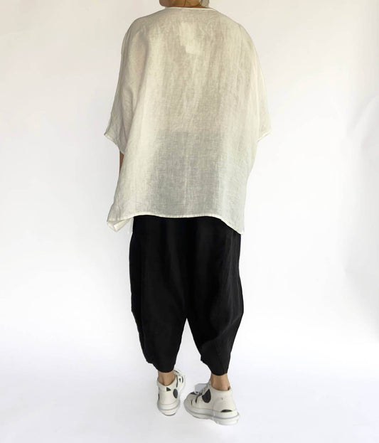 Cheyenne - Linen Drawstring Pants - Rack Hunt -