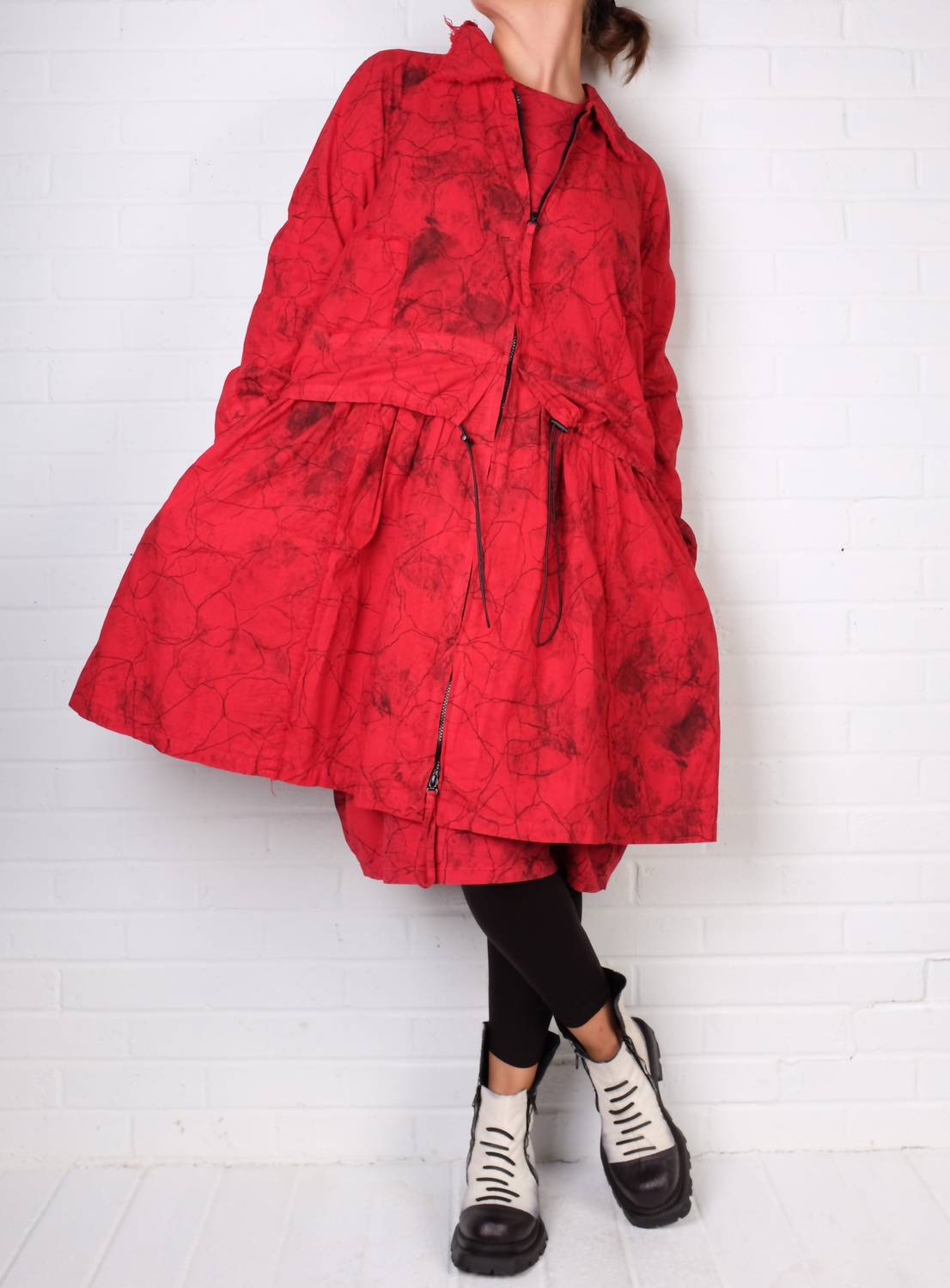 Printed Zip Up Jacket
