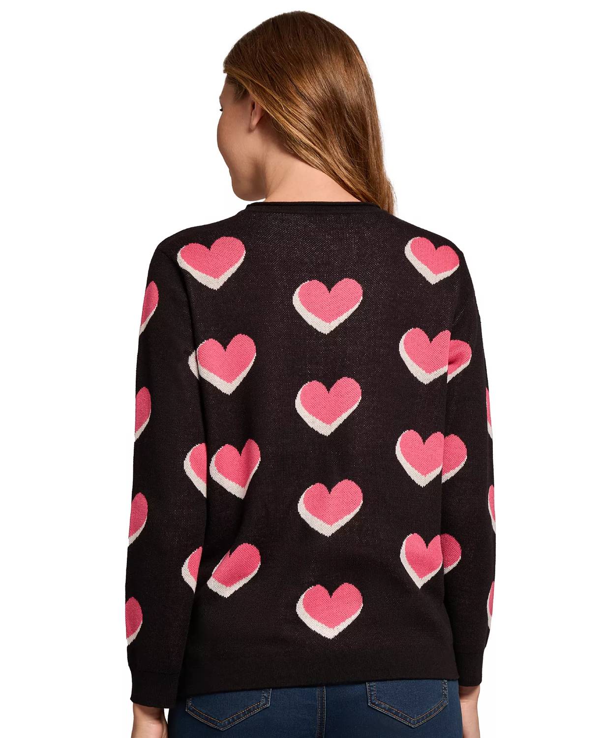 Scatter Heart Crewneck Jones Sweater
