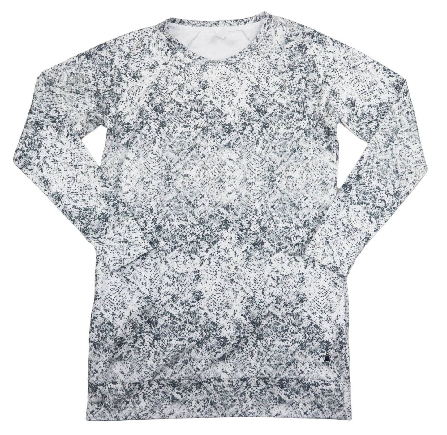 Ideology Womens Snake Print Cowl Neck Tunic