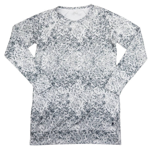 Ideology Womens Snake Print Cowl Neck Tunic