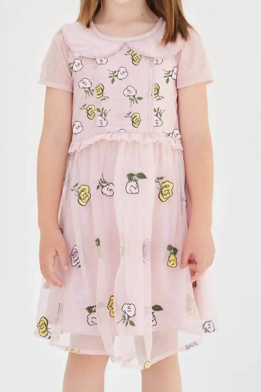 Sasha+Z - Rose Embroidered Collar Dress - Rack Hunt