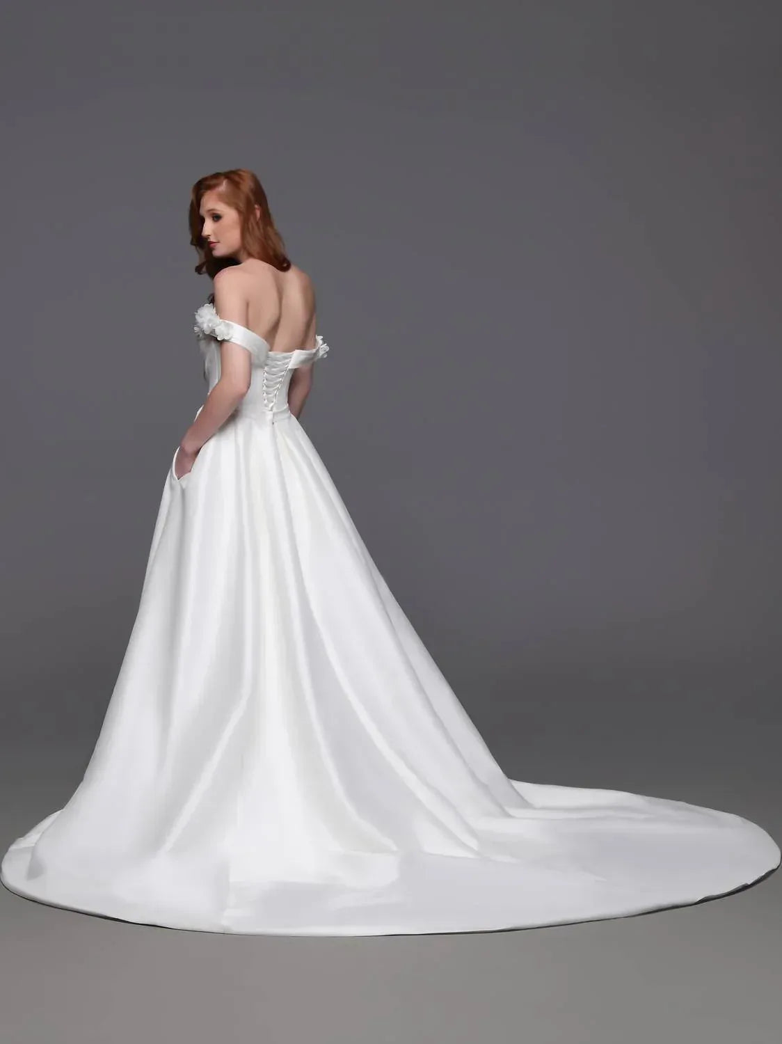 DaVinci Bridal - Off The Shoulder Wedding Gown - Rack Hunt