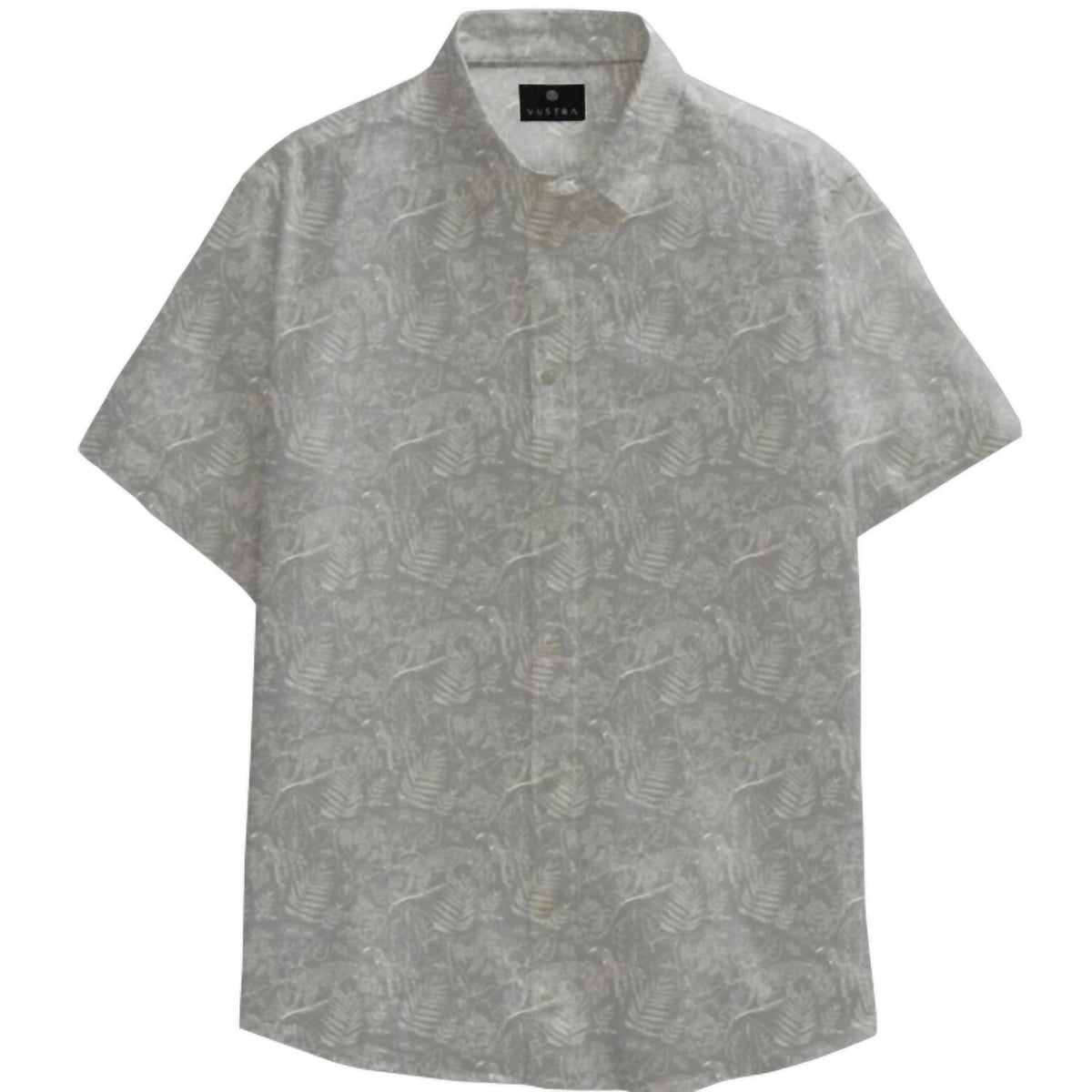 Leopard And Toucan Short Sleeve Button Down Shirt