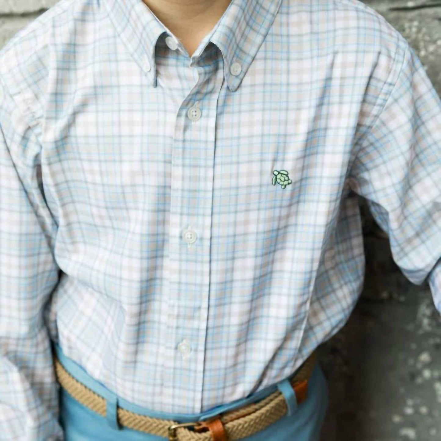 Boys Performance Roscoe Button Down Shirt