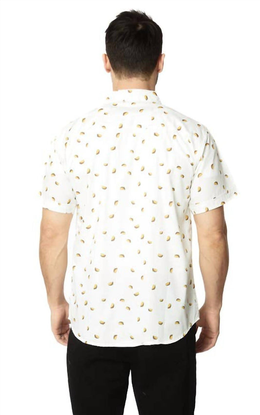 Printed Woven Short Sleeve Cotton Shirt