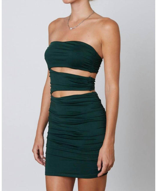 Cason Couture - The Macy Strapless Cut Out Bodycon Mini Dress - Rack Hunt