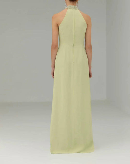 Gemmed T Neck Sheath with London Skirt