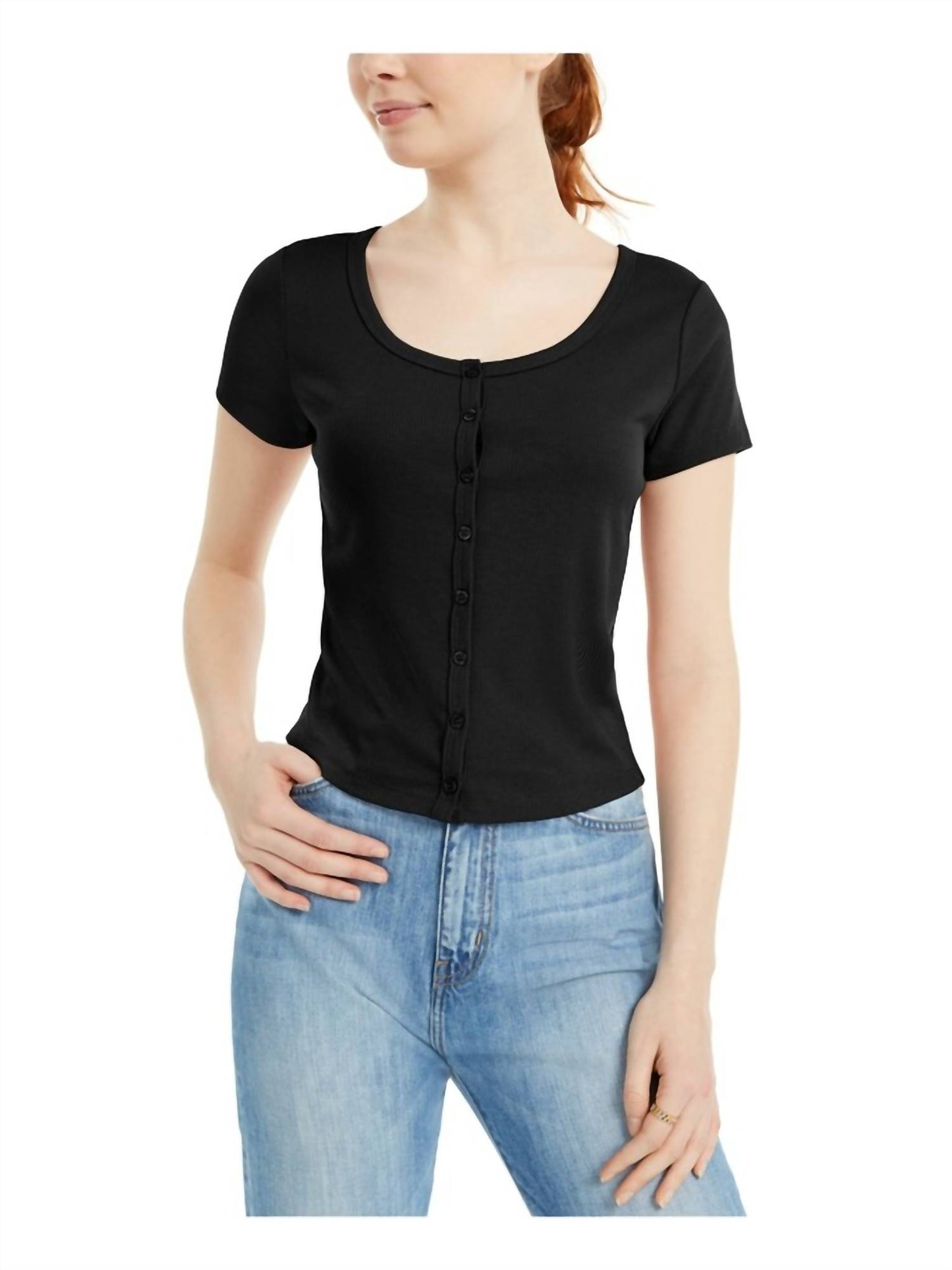 Button Front Design Top