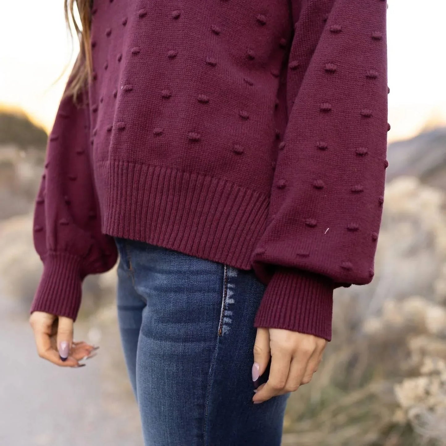 Indie & Co - Parker Textured Sweater - Rack Hunt