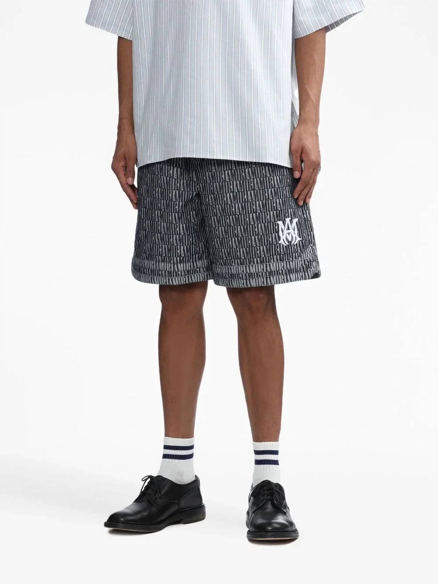 Men's Washed Jacquard Bb Shorts