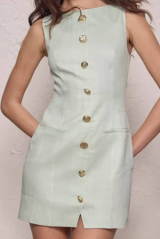 Sleeveless Mini Dress