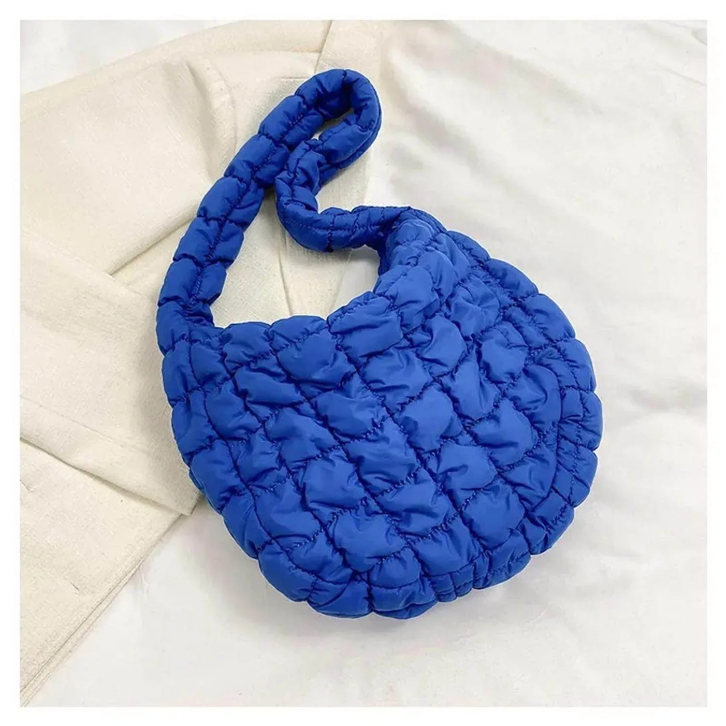 Sweet Cherry Sky - Women's Puffer Purse Tote Handbag - Rack Hunt