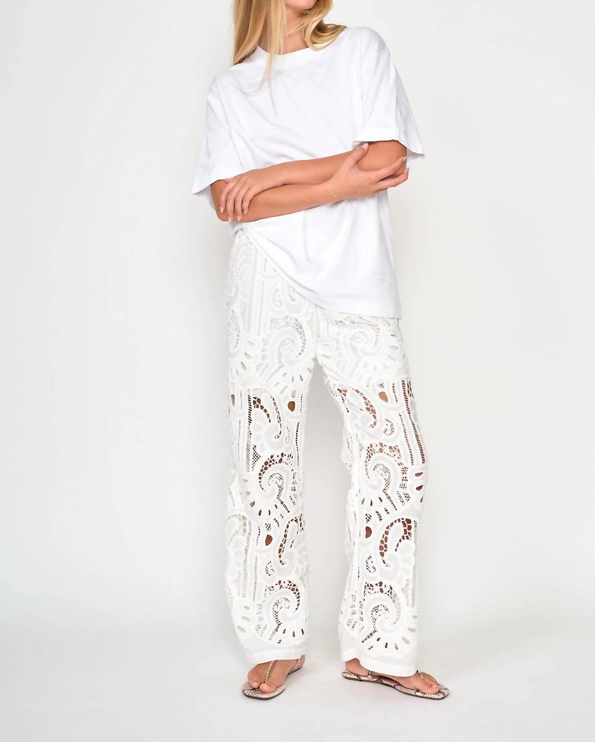 Gemini Embroidered Pant