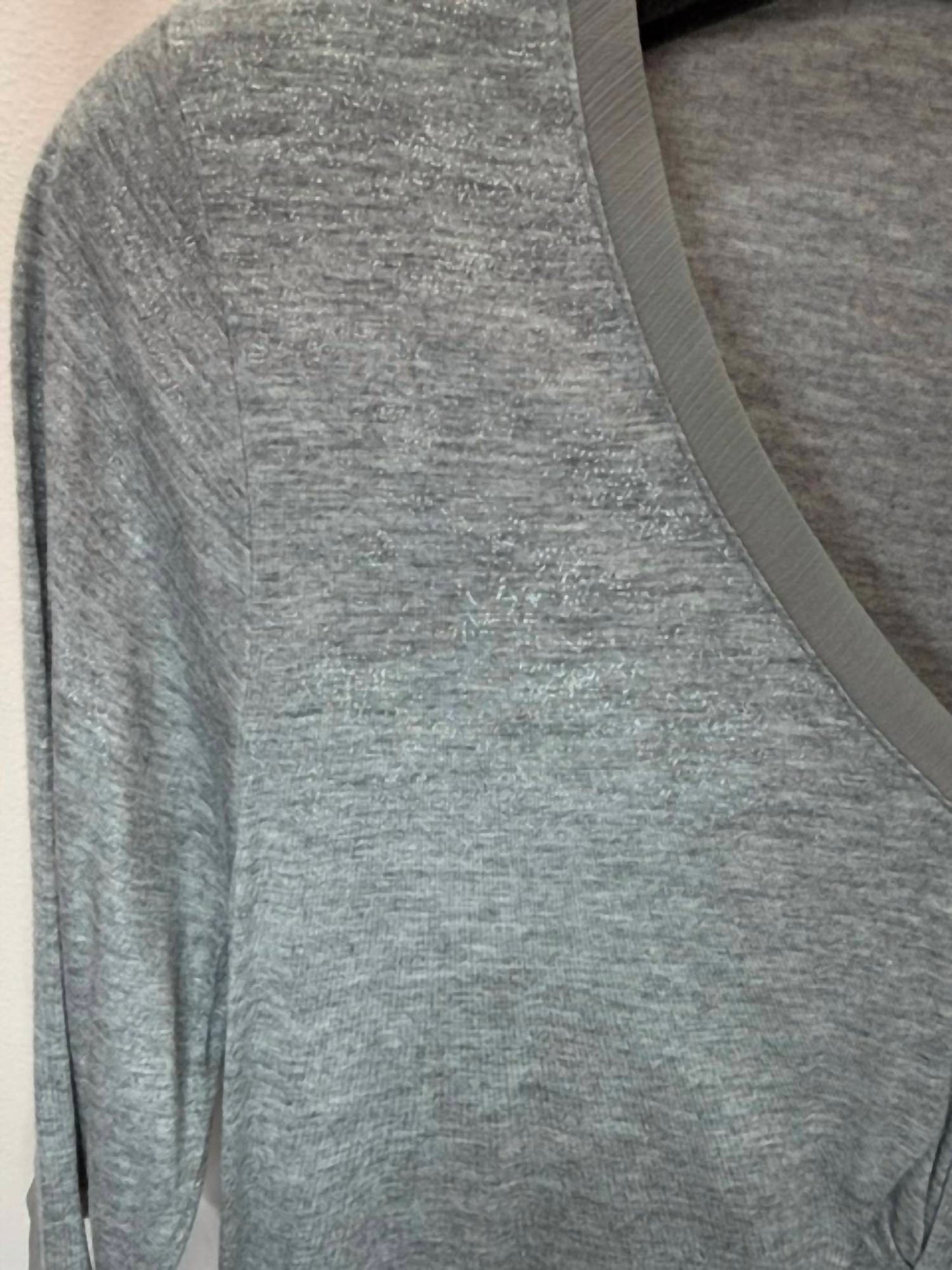 Women's Lurex V-neck Top