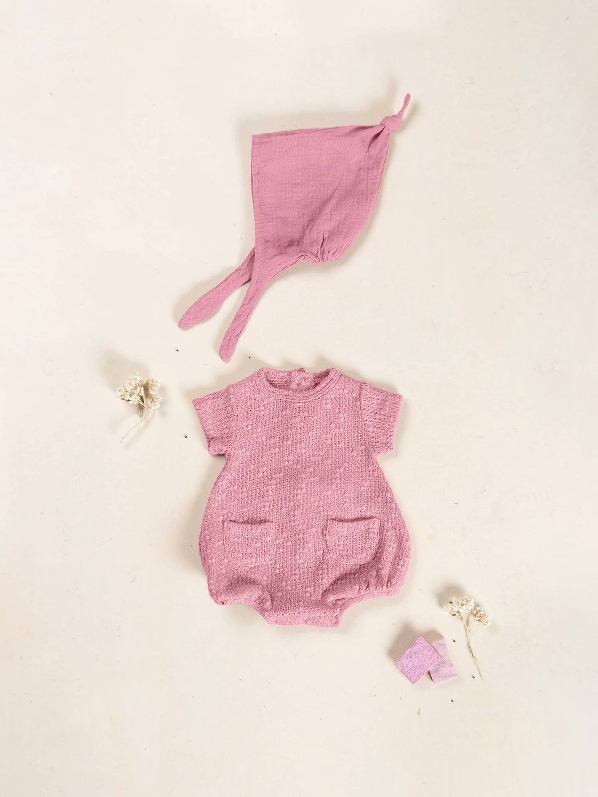 Girls Jersey Bubble Romper