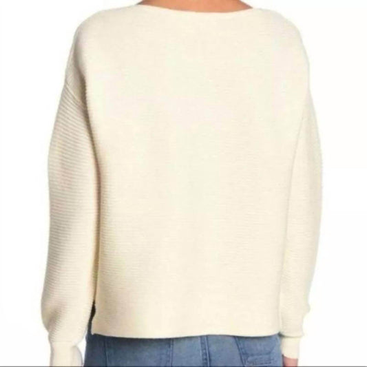 14th & Union - Boatneck Ribbed Knit Sweater Ottoman Sleeves - Rack Hunt -