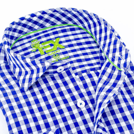 Men's Harvard Yard Frog Linen Shirt