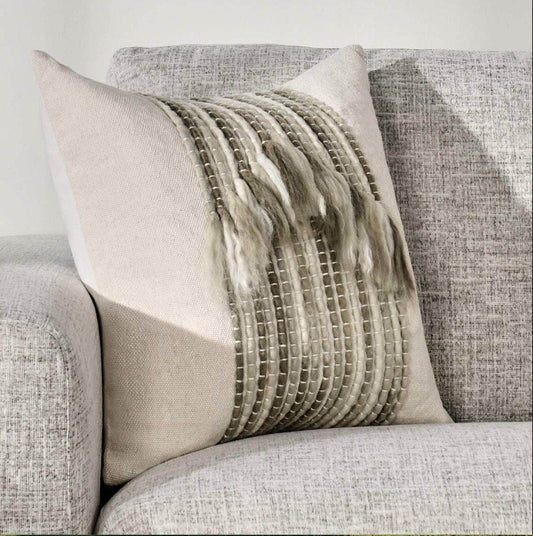 Classic Home - Linen Fabric Blend Throw Pillow - Rack Hunt -