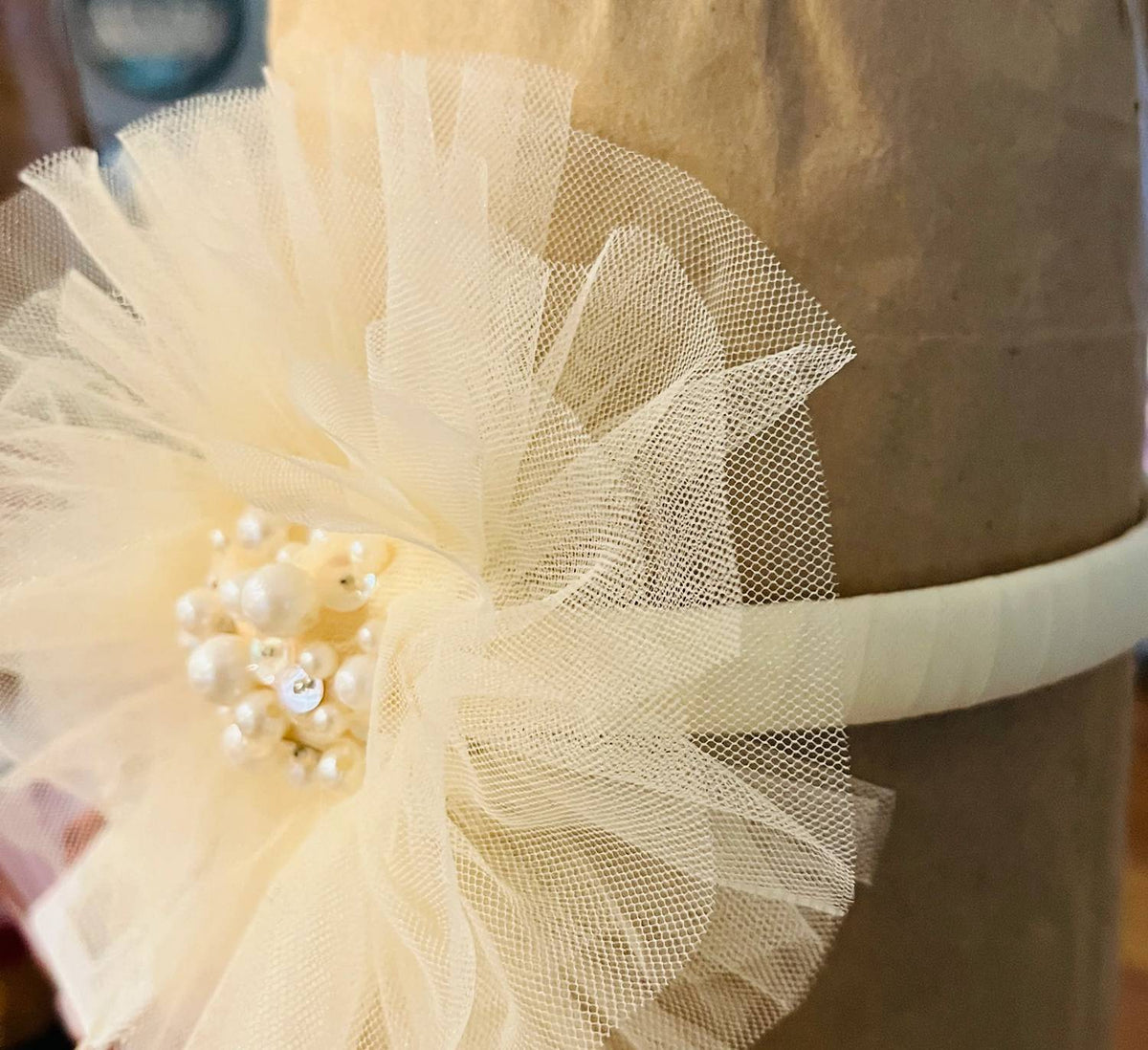 Belle Beaded Rose Tulle Dress