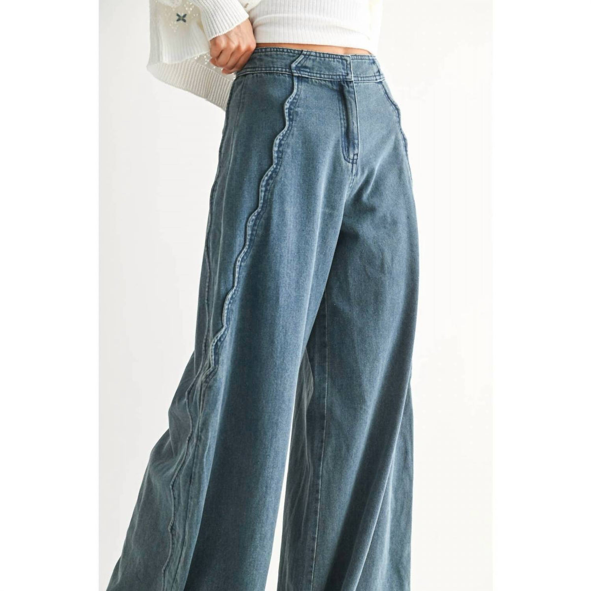 Scallop Seam Jean
