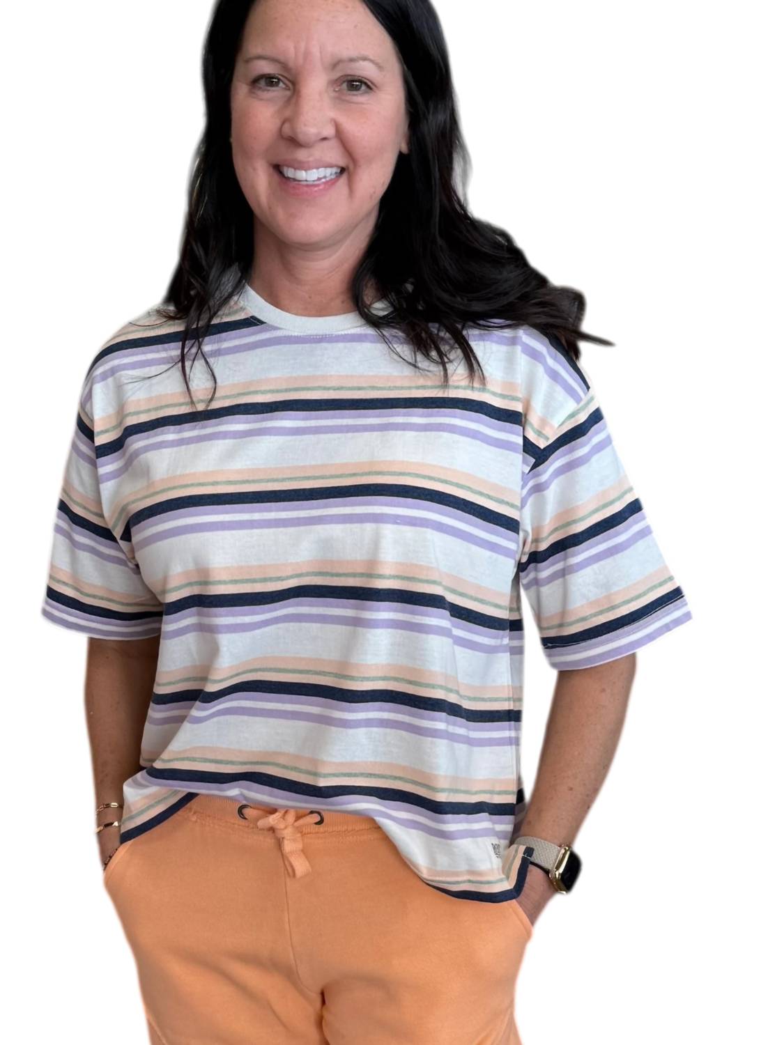 Naples Crew Neck Oversized Top