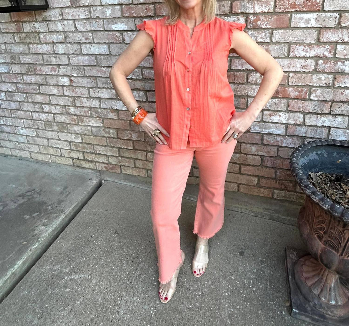 Pleated Blouse