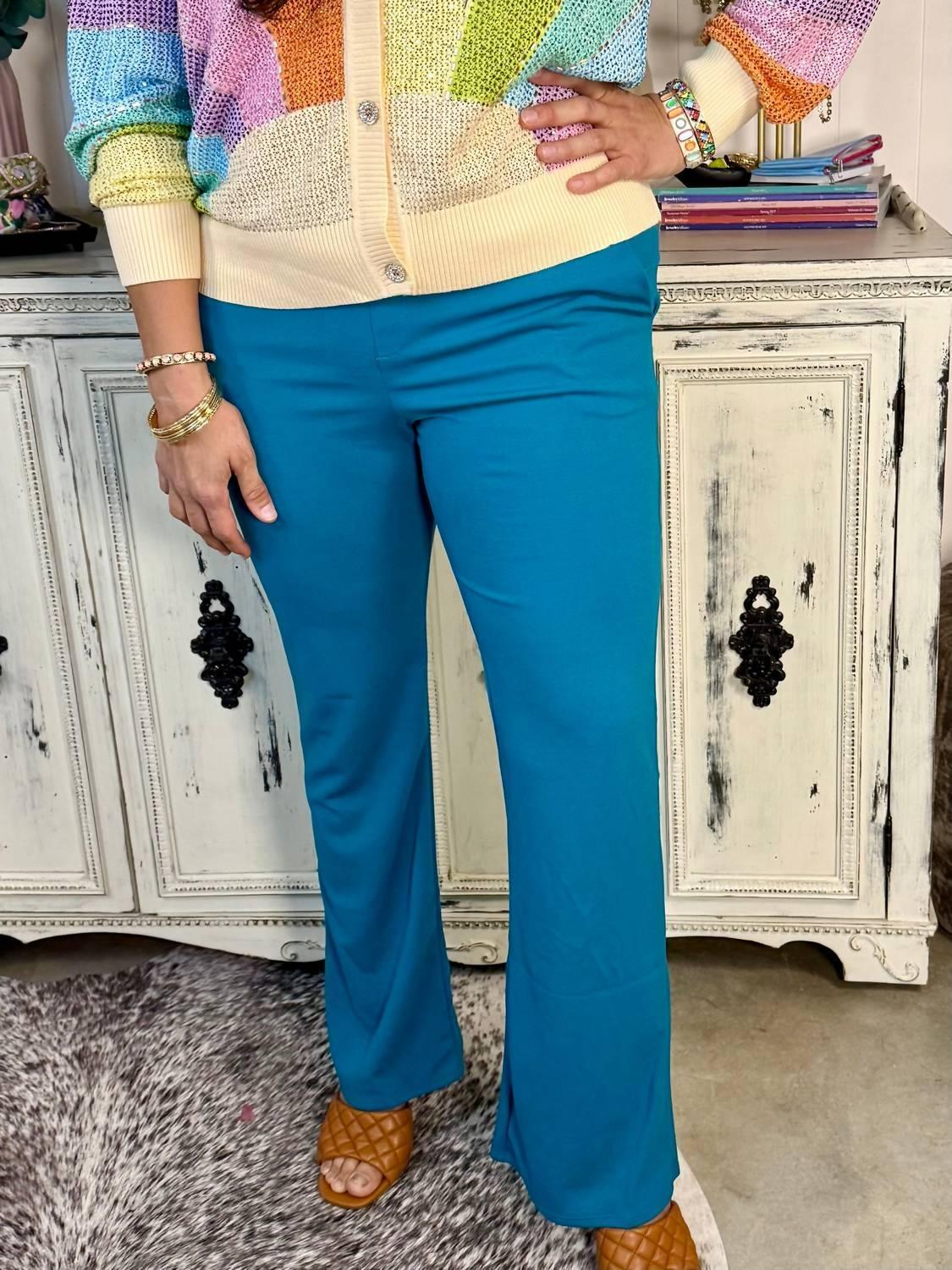 Heimish USA - High Waisted Stretch Flare Pants - Rack Hunt