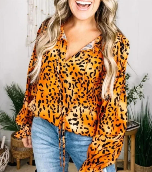 Leopard Long Sleeve Top