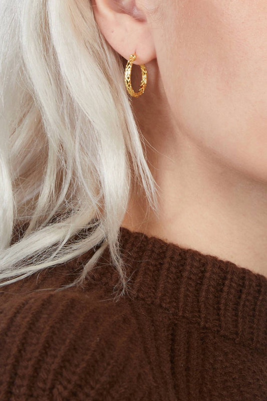 SNAKESKIN HOOPS