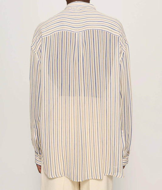 CMMN SWDN - Kai Long Sleeve Button Up Shirt - Rack Hunt -