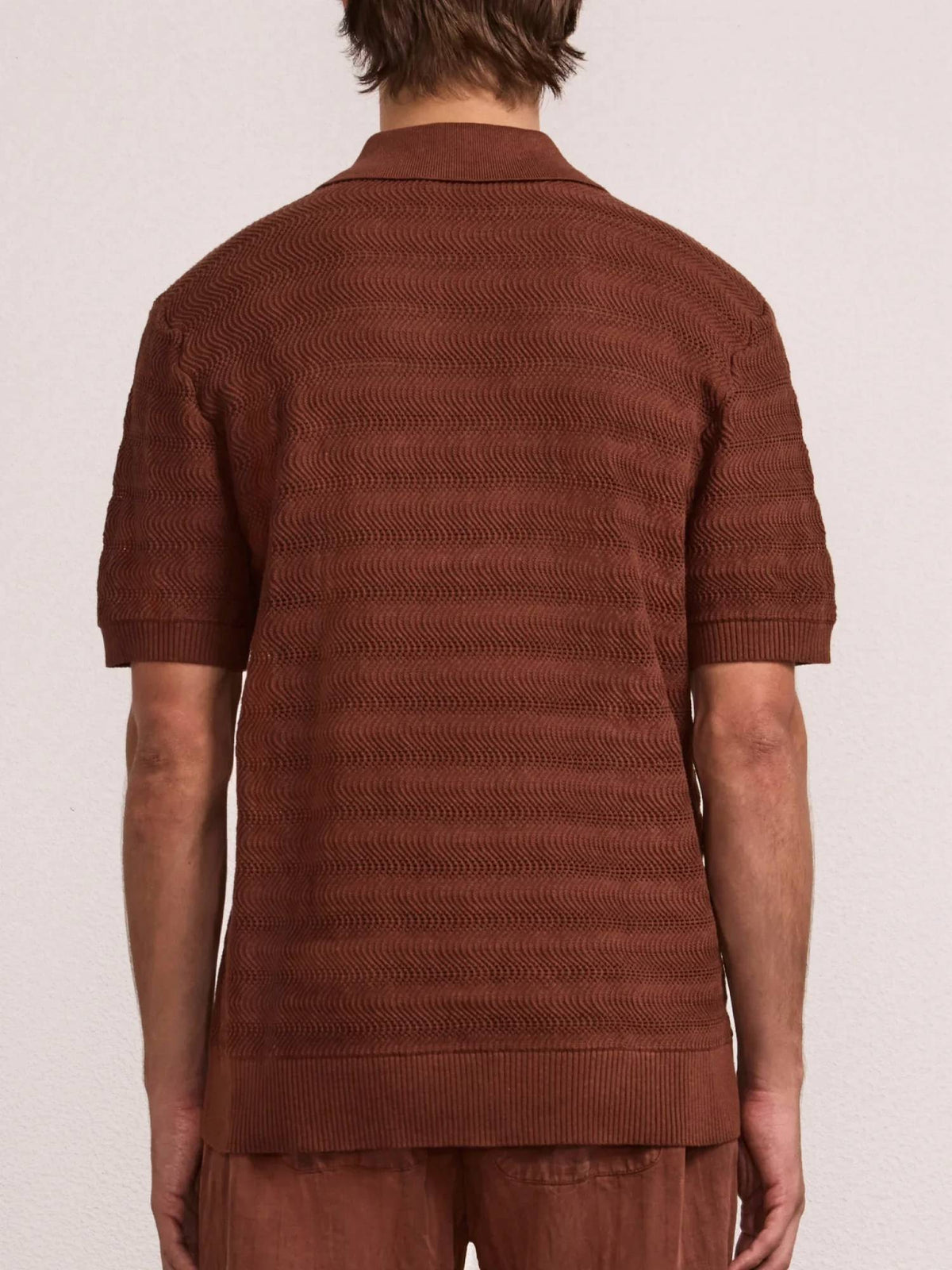 Vidal Cotton Blend Buttoned Short Sleeve Polo