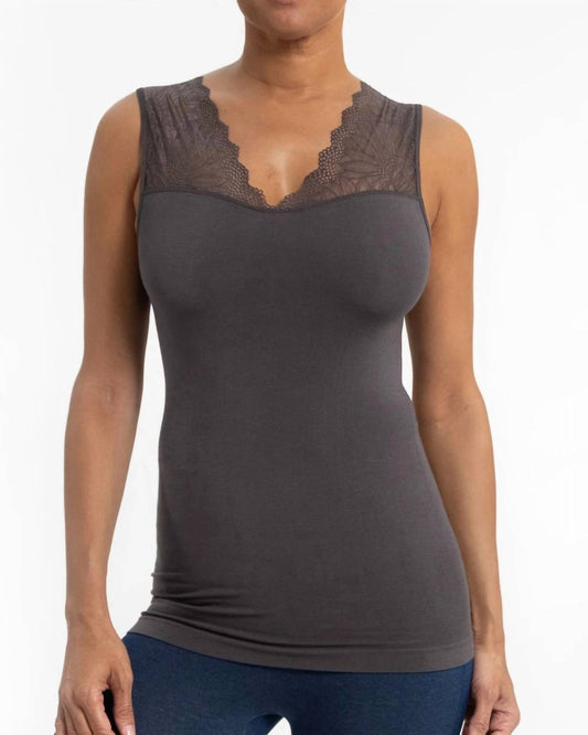 Reversable Lace Inset Top