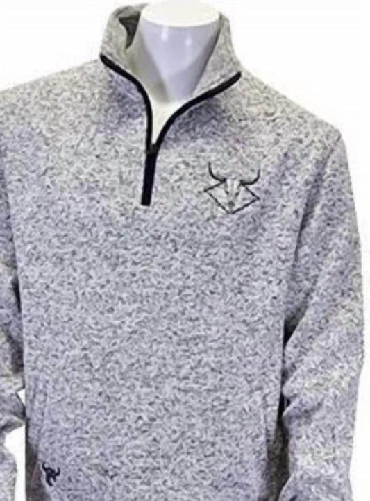 Cowboy Hardware - Men's Barbed Diamond Skull Speckle Fleece Cadet - Rack Hunt -