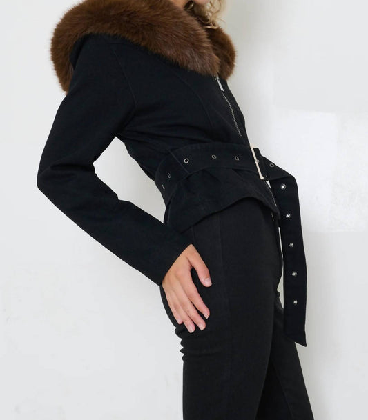 Carm Faux Fur Jacket