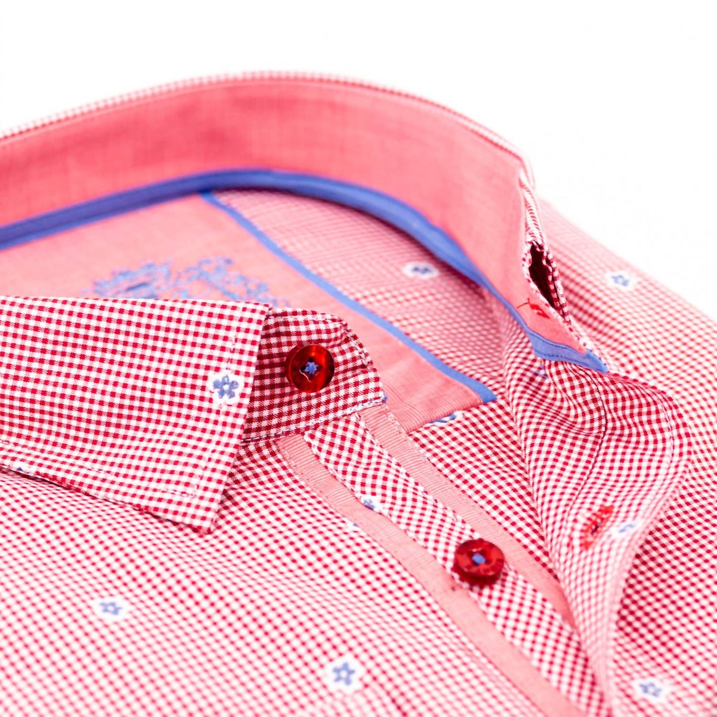 Men's Fill Coupe Shirt With Solid Trim