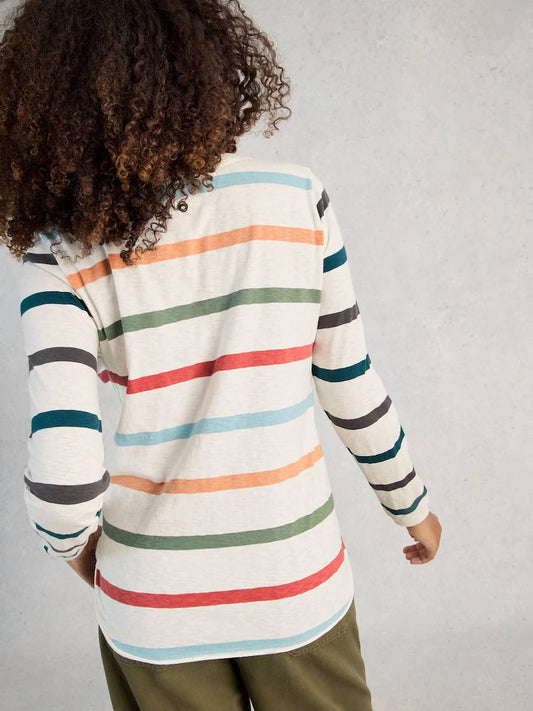 Clara Long Sleeve Stripe Tee