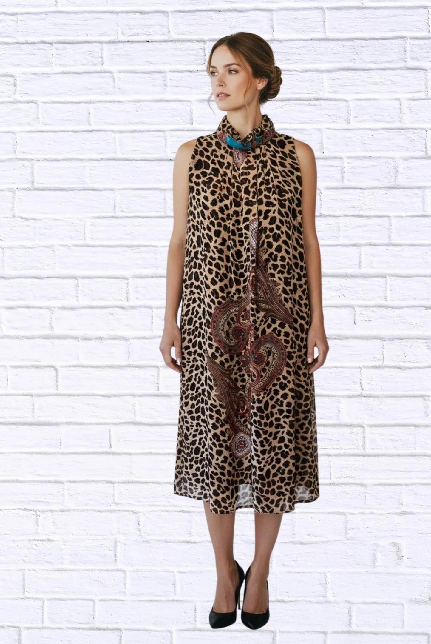 Diva USA - Print Sleeveless Maxi Dress - Rack Hunt