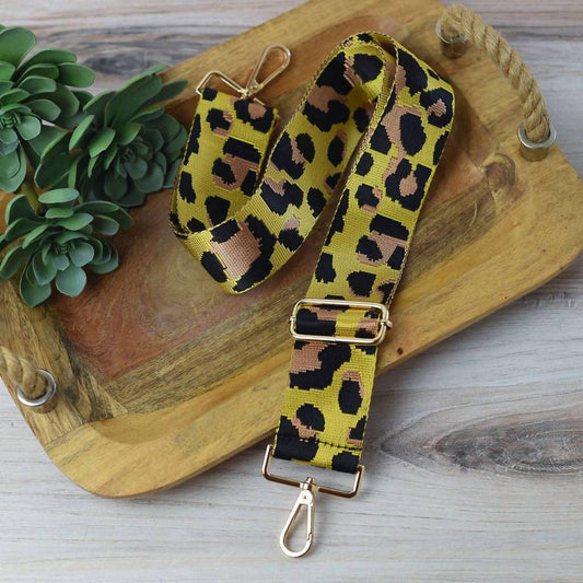 Women's Leopard Print Adjustable Crossbody Bag Strap