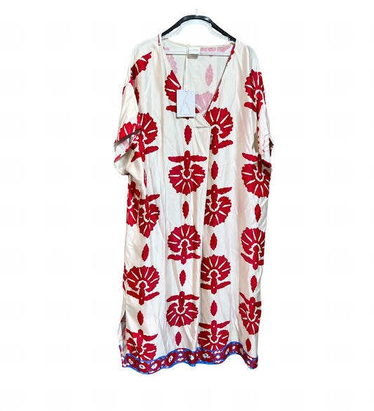 Print V-neck Tunic Dress