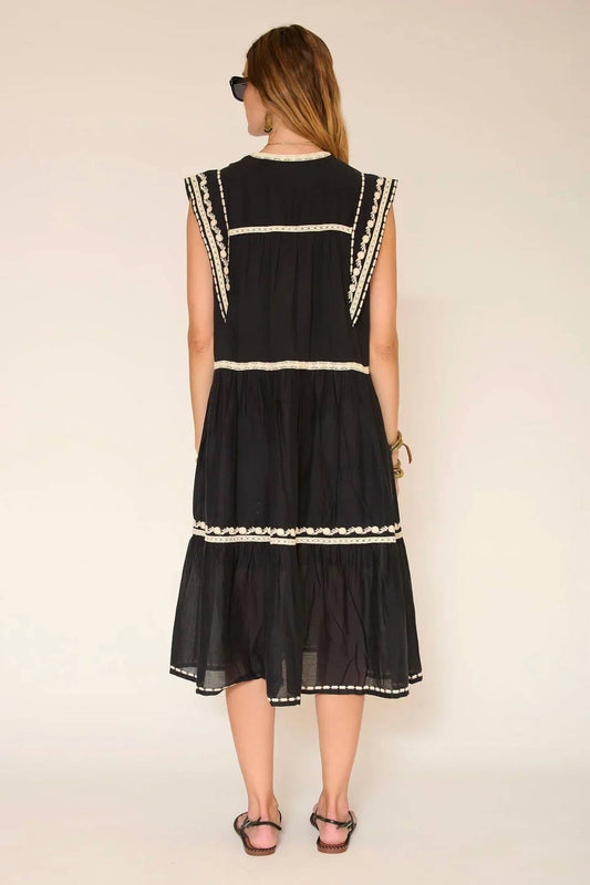 Roleo Bohemian Midi Dress