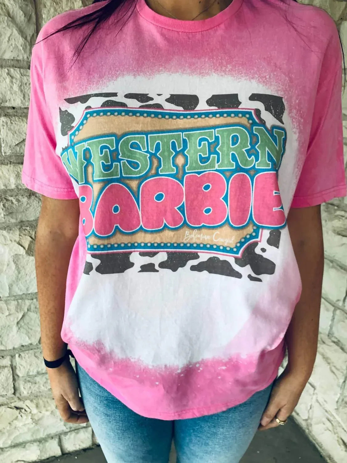 Bohemian Cowgirl - Western Barbi Tee Shirt - Rack Hunt