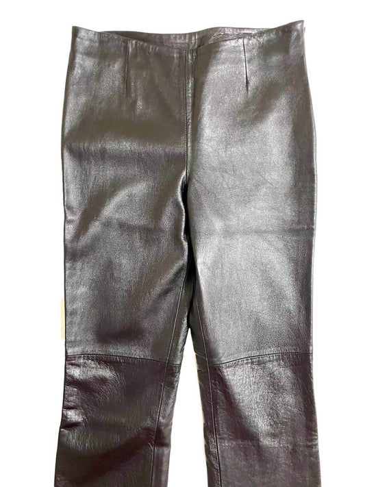 Anonymous John Carlisle - Women's Leather Leg Lined Bootcut Pants - Rack Hunt -