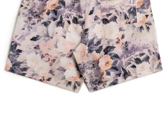 Bather - Men's Floral Lined Swim Trunks - Rack Hunt